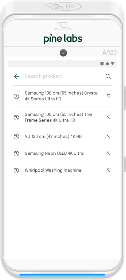 EMI World, Search screen