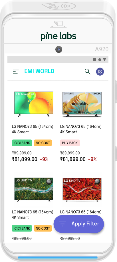 EMI World, Product listing