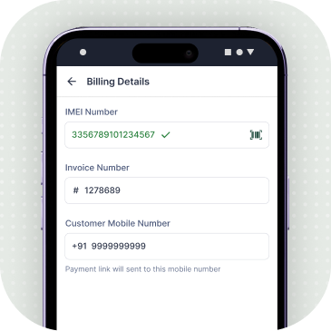 Seamless Checkout, Billing Details screen